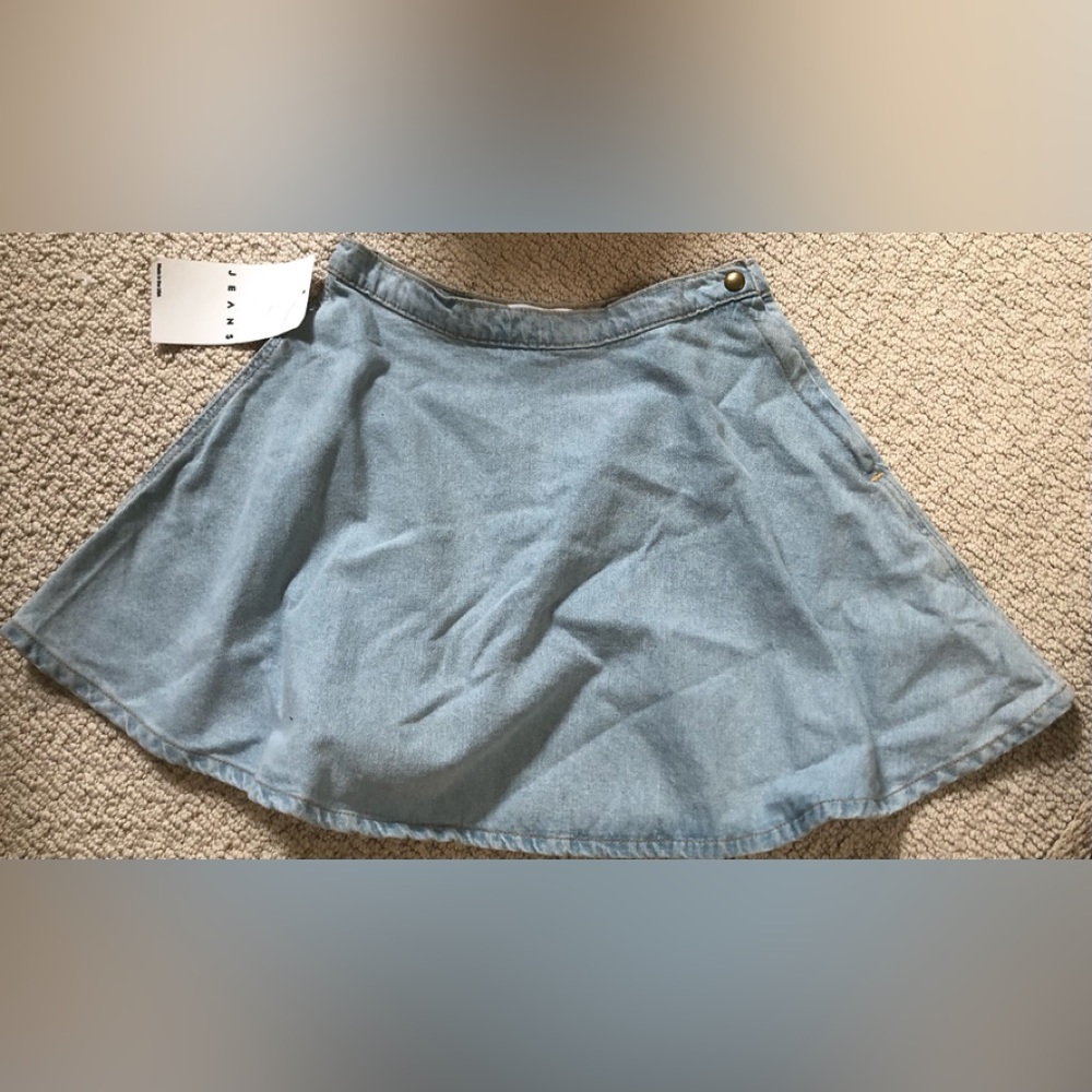 American Apparel circl skirt denim size medium - Picture 3 of 8